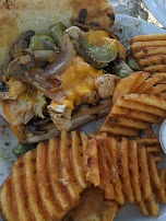 Philly Cheese Chicken Sandwich